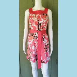 MAX & CLEO Pink Floral Eyelet Babydoll Dress 4